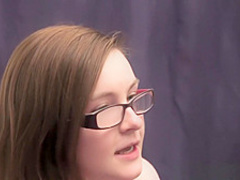 Gamer girl has a good time with her natural pussy