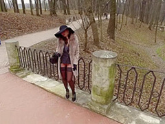 Jeny Smith flashing in public