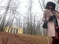 Jeny Smith flashing in public