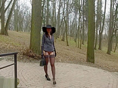 Jeny Smith flashing in public