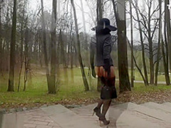 Jeny Smith flashing in public