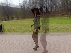 Jeny Smith flashing in public