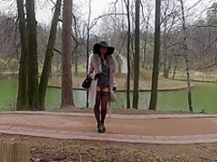 Jeny Smith flashing in public