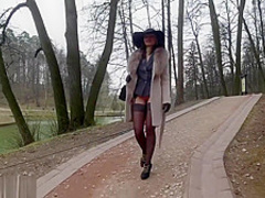 Jeny Smith flashing in public