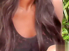 Slender brunette lassie has her pussy rammed