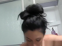 Andy San Dimas gently rides a man's large cock