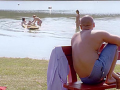 Lucky guy having a good time at the lake pt 2