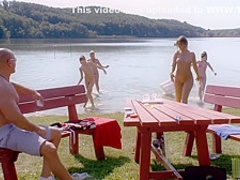 Lucky guy having a good time at the lake pt 2