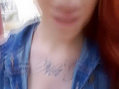 Redhead girlfriend in POV pleasing her lovers cock