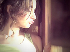 Super horny girl next door masturbates