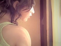 Super horny girl next door masturbates
