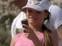 Naughty group sex tournament on the beach part 1