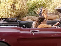 When Girls Play - Bad ass cowgirls Ariana Marie and Nicole Aniston lick pus