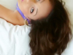 Cute Brunette Gives Blowjob POV