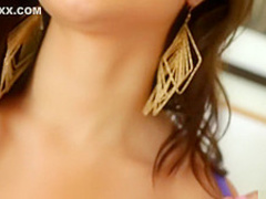 Cute Brunette Gives Blowjob POV