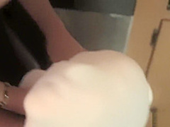 Fucking and covering her pretty face