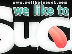 Pig tailed cutie sucks a nice meat pole with joy