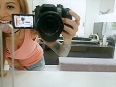 Mofos - Latina Sex Tapes - Inked Latina Babe in Knee-Highs starring Stassi