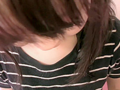 Akane's first butt plug