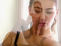 Marsha is still a bit shy