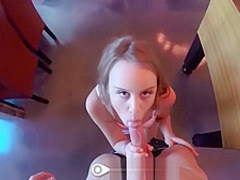 Loser eats Alexis Adams pussy