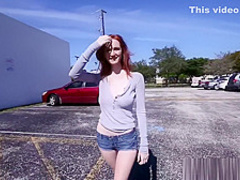 Reality redhead juggs cum