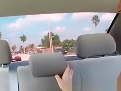 Naughty college girls dump a guy bang bus style