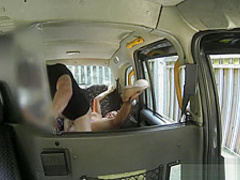 Smoking hot amateur takes the cab drivers cock for a ride