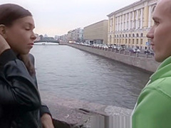 Lucky man has the skills to pick up a cutie and plow her