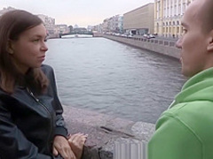 Lucky man has the skills to pick up a cutie and plow her