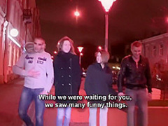 Steamy party ending with ladies getting cum on their faces