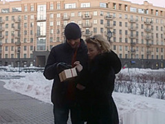 Fucking all over the kitchen