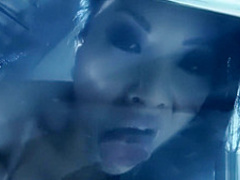 Hot Asa Akira teases the camera