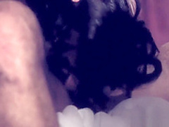 Megan Rain deepthroats her man before facial