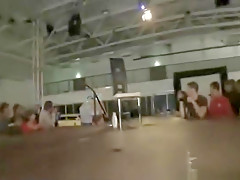 Stripper squirting during live performance