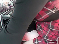 Pussy tryouts on the bus