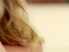 Teen lesbians kiss before going to town on pink pussy