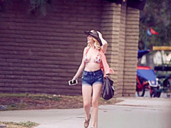 PORNFIDELITY Iris Rose Uses Her Perky Young Tits on Dirty Old Man