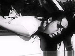 HelplessTeens.com Faye ends in van for bdsm and rough bdsm outdoor sex