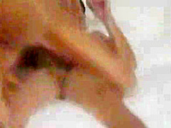 Sexy brunette with some nice tits banged out