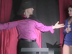 Mature beauty ready to feel his magic on her pussy