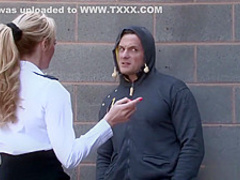 Police lady has great tits and loves to get fucked