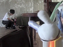 Yummy Yoshino sucks on her lovers large dong