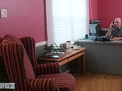 Stockinged office babe Brandi Love gets nailed