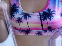 Teen gets a new toy to please her booty as well