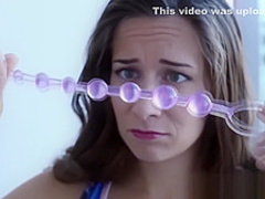 Teen gets a new toy to please her booty as well