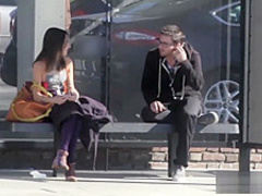 Picking up a busty teen on the street