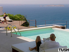 TUSHY Yoga Instructor Gets Anal Dominated By Client's Husband