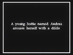 Andrea and her dildo