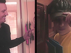 Kinky teasing for submissive red head